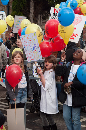 Haringey schools anti academy march