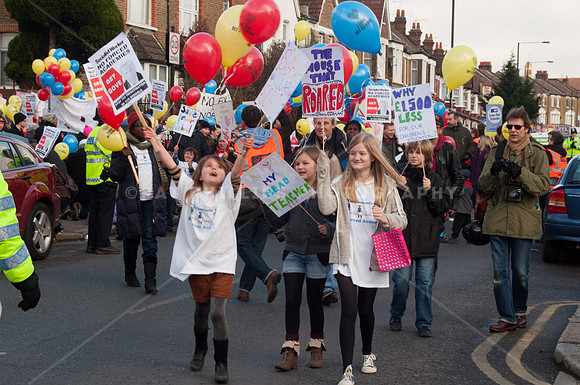 Haringey schools anti academy march