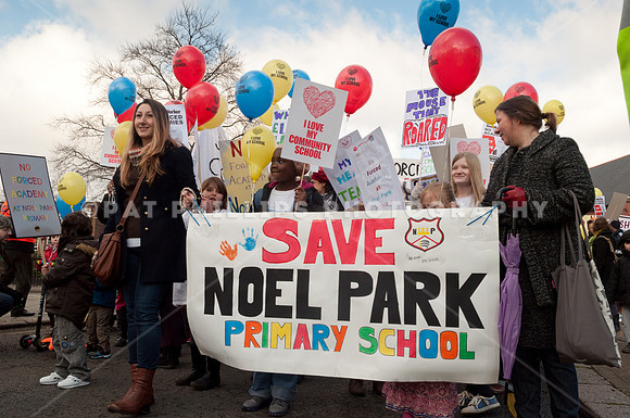 Haringey schools anti academy march