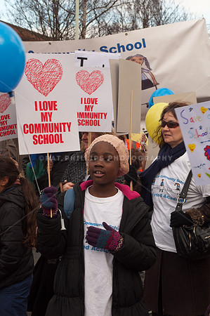 Haringey schools anti academy march