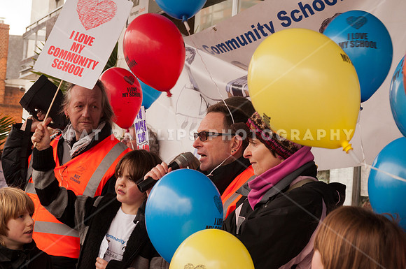 Haringey schools anti academy march