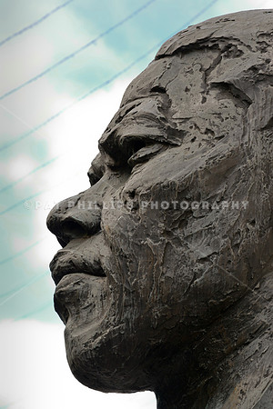 Reaction to the death of Nelson Mandela, London UK