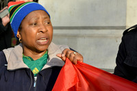 Reaction to the death of Nelson Mandela, London UK